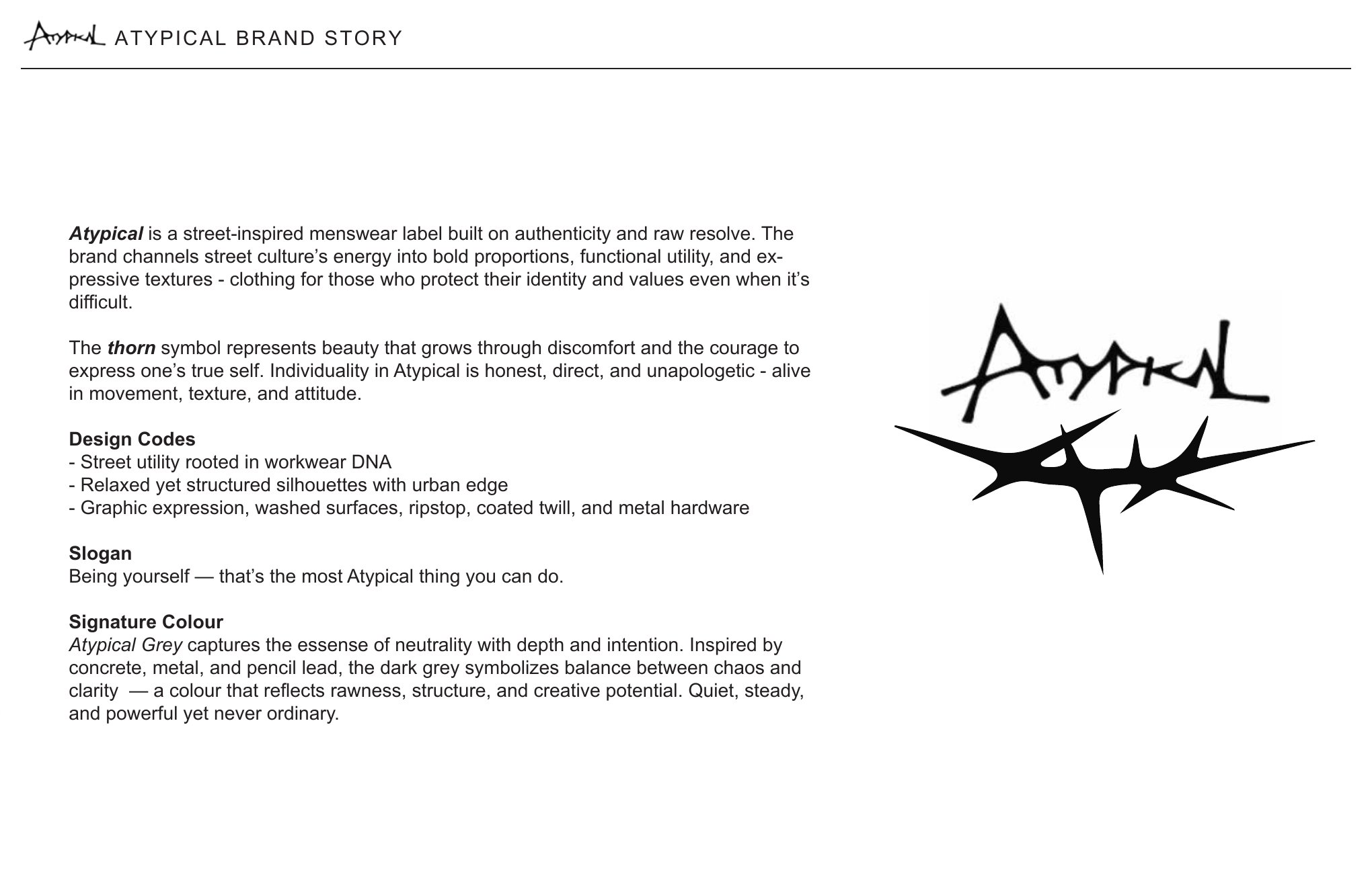 Atypical — Menswear Capsule — page 2
